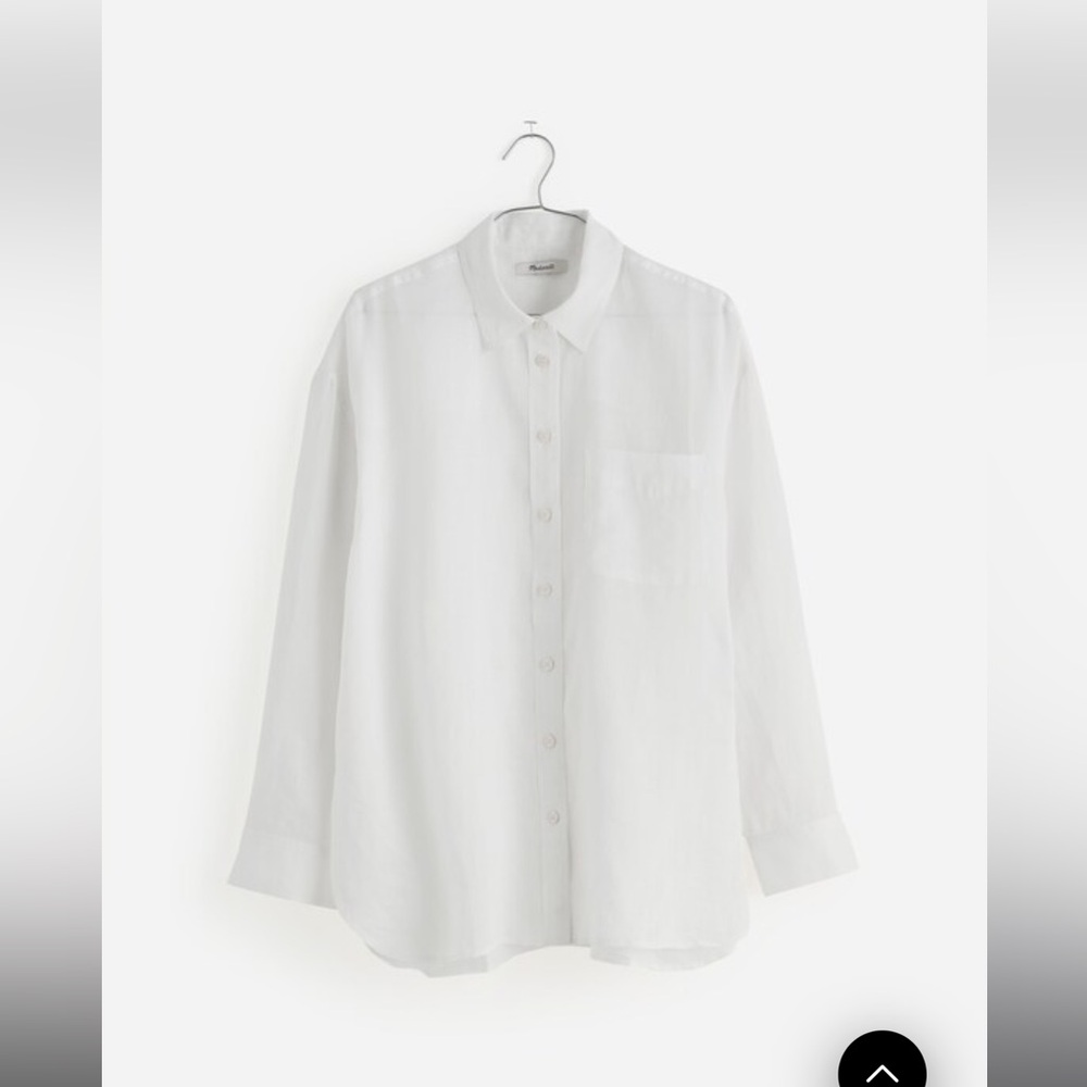 Madewell // NWOT The Oversized Shirt - Picture 6 of 10